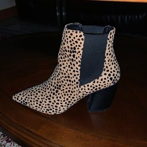 Leopard booties